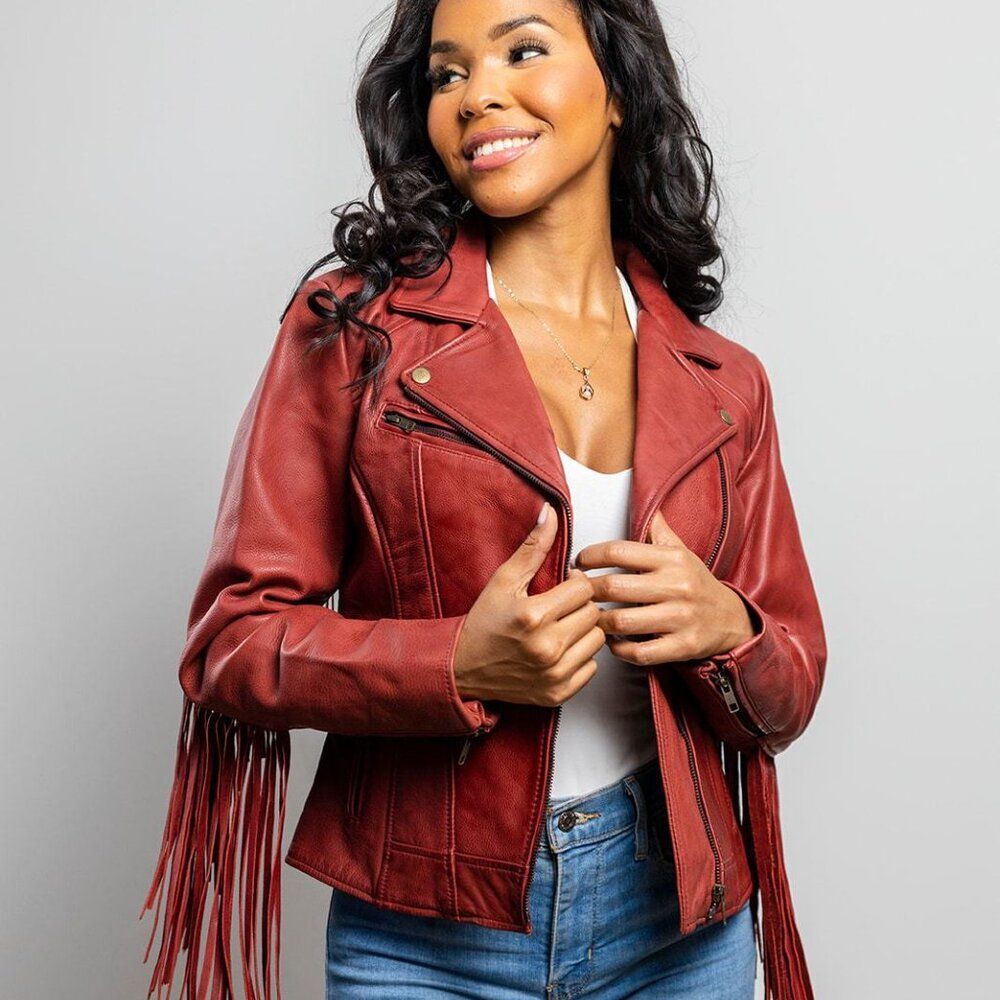 Daisy Womens Fashion Leather Jacket